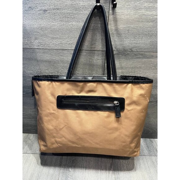 OCABA Paris Lime Reversible shoulder bag Spring Summer Black Brown B000422 - Picture 11 of 12